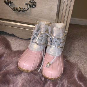 Jack Roger Duck Boots, light pink